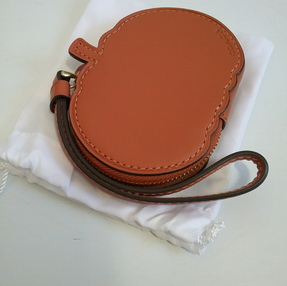 NWT Coach Pumpkin Coin Purse - Picture 4 of 5